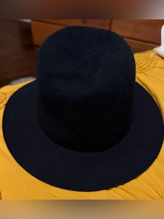 Rag And Bone Floppy Brim Fedora Hat Black Wool Size Small rag & bone Women main image 3